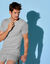 T-shirt sous-vêtement homme col rond - lot de 3 (gris chiné)