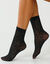 Mi-chaussettes imprim&eacute;es l&eacute;opard - lot de 2 (noir)