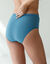 Culotte maxi basique - lot de 3 (orange + bleu + bleu canard)