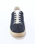 Baskets vintage croûte de cuir colorées (bleu jean)