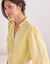 Blouse ample, manches 3/4 brod&eacute;es (jaune)