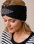 Headband en maille avec bijou (noir)