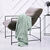 Plaid polaire toucher peluche (céladon)