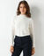 Pull effet 2-en-1, détails broderie anglaise (écru)