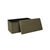 Banc-coffre pliable uni c&ocirc;tel&eacute; (vert)