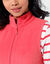 Veste zipp&eacute;e maille polaire, sans manches (corail fonc&eacute;)