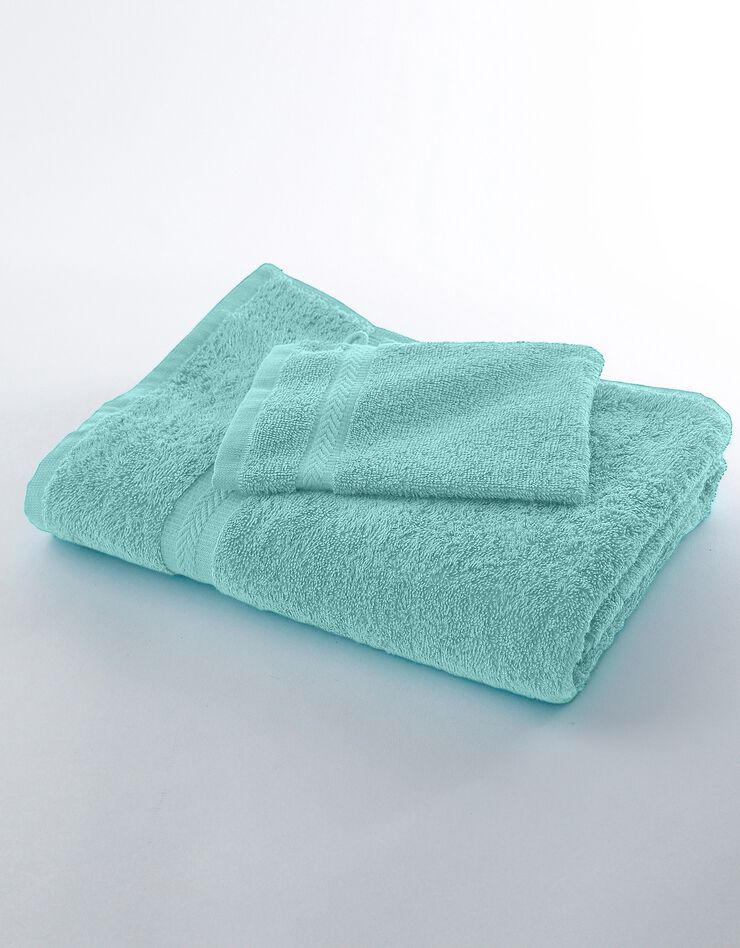 Eponge unie 420 g/m2 confort moelleux (vert d'eau)