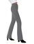 Legging bootcut imprimé, taille élastiquée (noir / blanc)