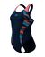 Maillot de bain 1 pièce Laneback (marine / corail)