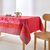 Nappe imprim&eacute; effet chemin de table Nydel&reg;  (fuchsia)