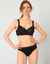 Soutien-gorge forme minimiseur en dentelle et microfibre Ambato - avec armatures (noir)