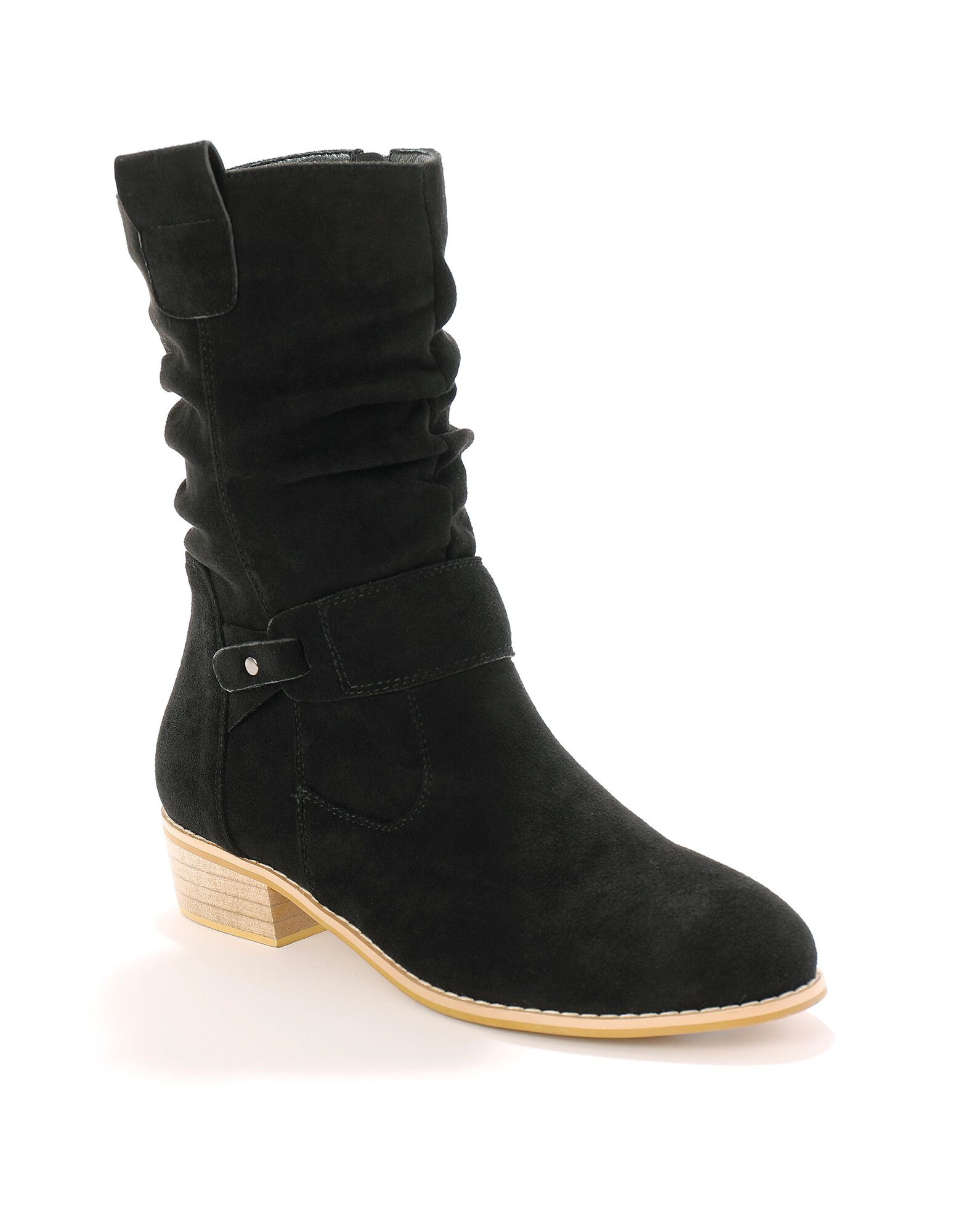 bottes plissées