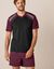 Pyjama short tricolore - lot de 2 (bordeaux / gris)