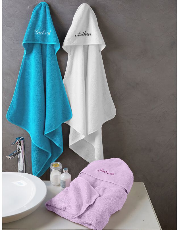 Cape de bain bébé personnalisable (blanc) Cape de bain bébé personnalisable (blanc)