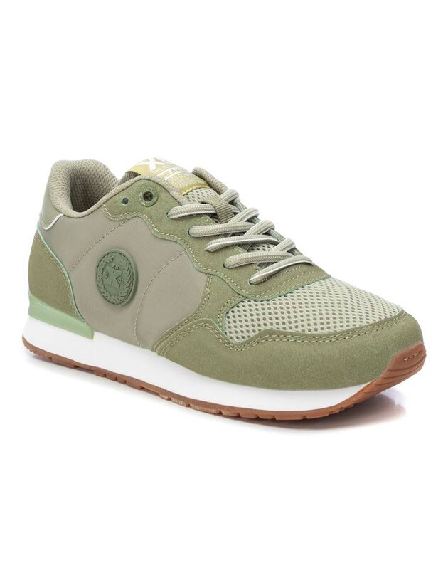 Baskets mode à lacets (kaki)