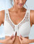 Soutien-gorge &agrave; ouverture devant - sans armatures (blanc)