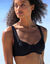 Haut de maillot de bain avec armatures Solaro - forme balconnet (noir)