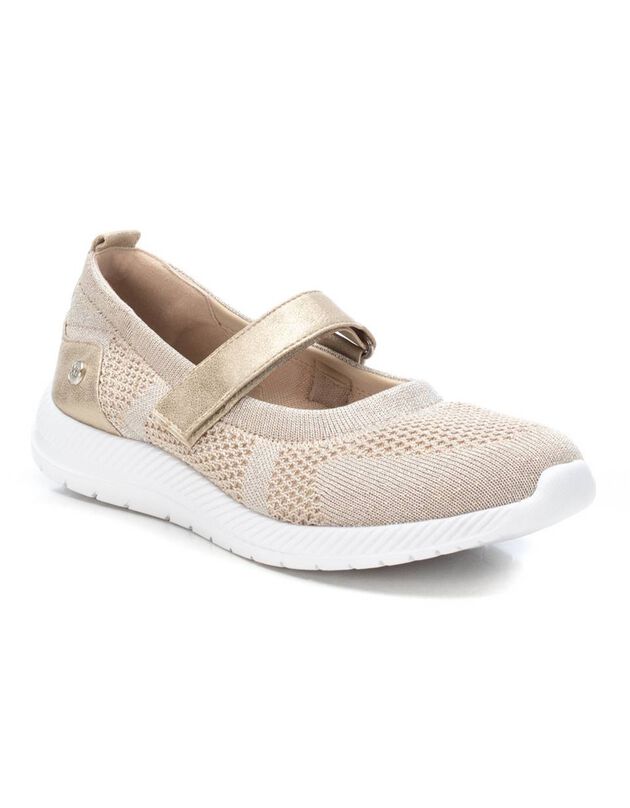 Ballerines scratchées respirantes  (doré)