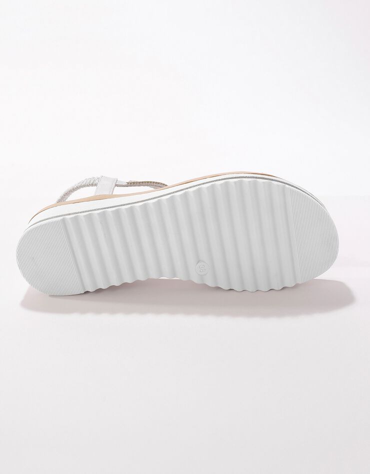 Sandales-bijou compensées - gris (gris) Sandales-bijou compensées - gris (gris)