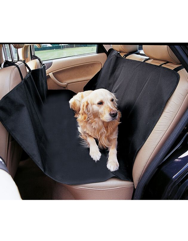 Housse de siège auto pour chien (noire)