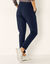 Pantalon jogpant ceinture élastiquée molleton  (marine)