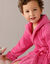 Peignoir enfant &agrave; capuche - &eacute;ponge bouclette 340 g/m&sup2; (fuchsia)