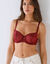 Soutien-gorge dentelle forme embo&icirc;tante Vanya &ndash; avec armatures (bordeaux)