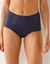 Culotte haute effet ventre plat Calenca (marine)