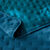 Couvre-lit matelass&eacute; - microfibre (bleu paon)