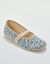 Chaussons forme babies imprimés (bleu)