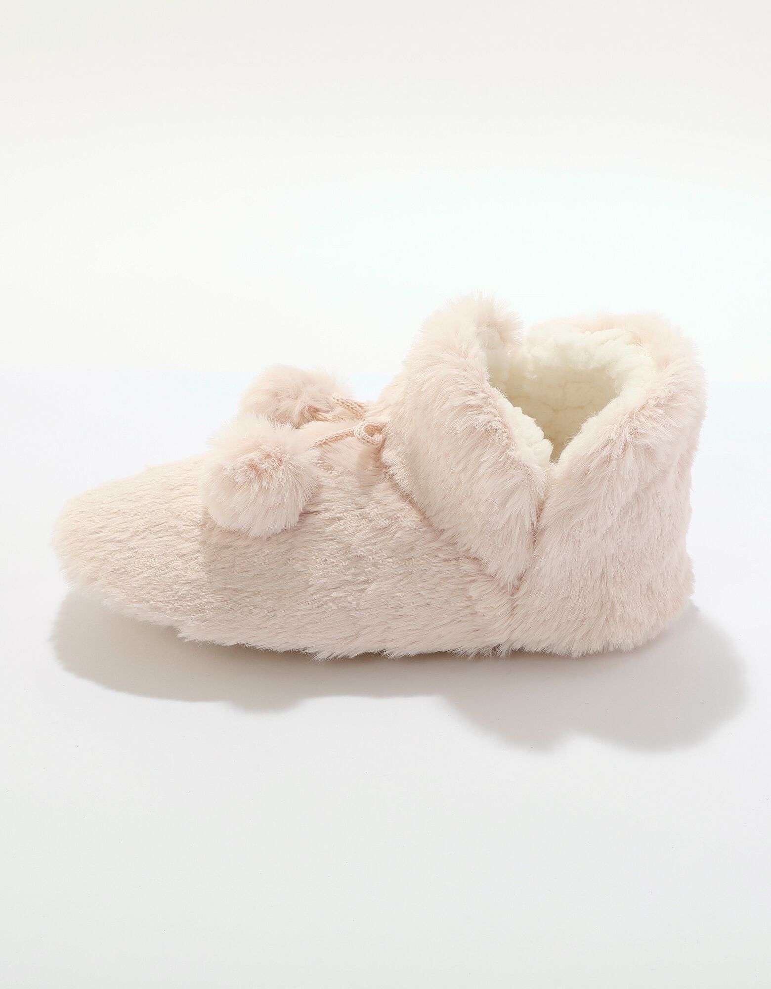 FEOYA Bonnet d'hiver en tricot avec pompon en fausse fourrure pour femme, Noir/blanc, Taille unique