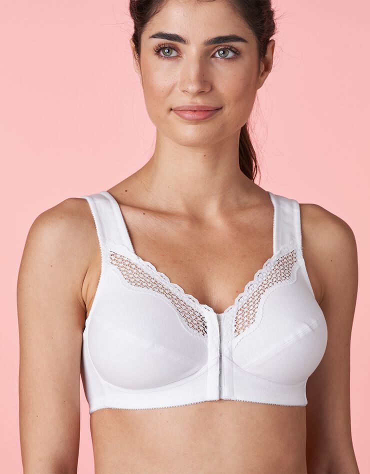 Soutien-gorge Posture Control ouverture devant - sans armatures (blanc) Soutien-gorge Posture Control ouverture devant - sans armatures (blanc)