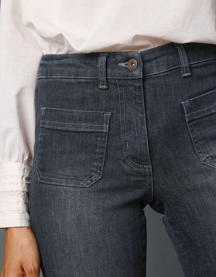 Jean bootcut poches plaquées (marine) Jean bootcut poches plaquées (marine)