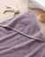 Cape de bain bébé personnalisable (lavande)