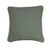 Coussin uni biais en jute  (kaki)