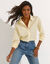 Chemise rayée, coton (blanc / curry)