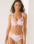 Culotte microfibre et tulle brodé Sienne - lot de 2 (blanc + poudre)