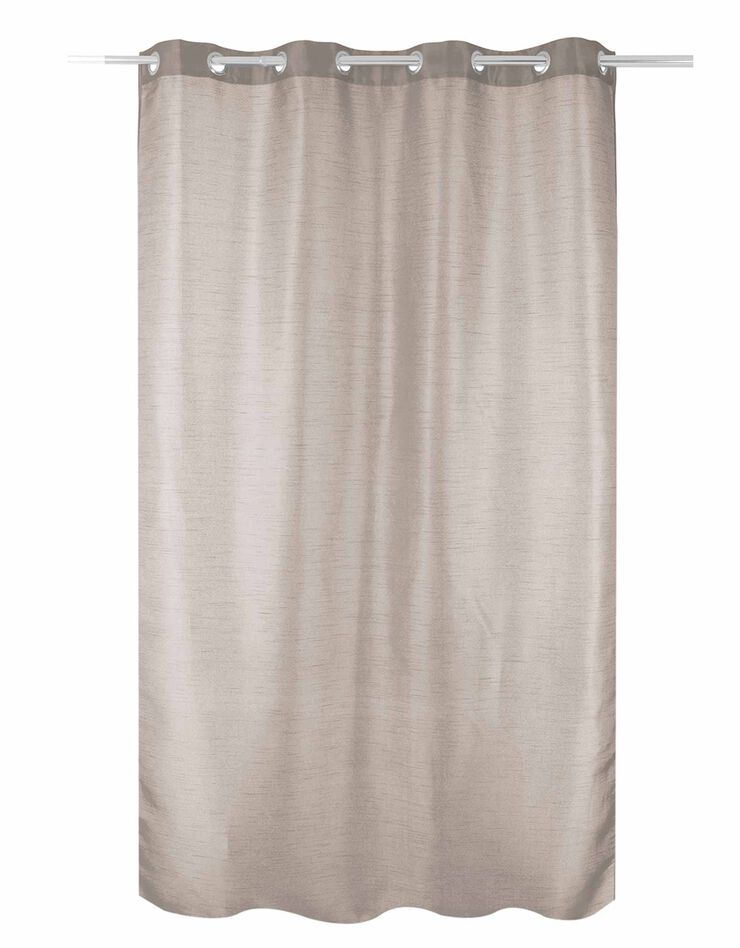 Rideau uni style shantung (taupe)