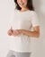 T-shirt thermique col rond - manches courtes (ivoire)