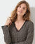 Pyjama legging manches longues imprimé animalier (noir / beige)