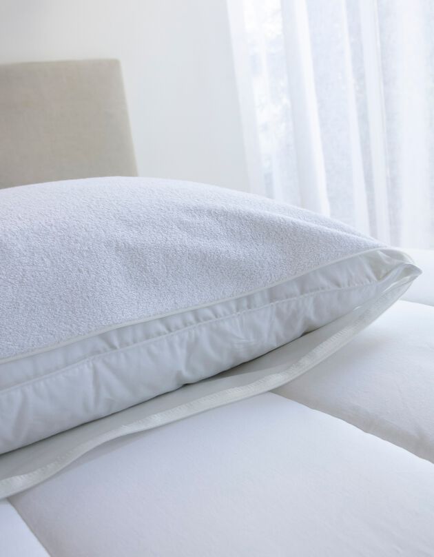 Sous-taie éponge imperméable anti-acariens Bi-ome® (blanc)