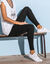 Legging uni maille jersey (noir)