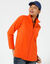 Veste polaire zippée manches longues (orange)