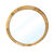 Miroir rond en rotin (bois)
