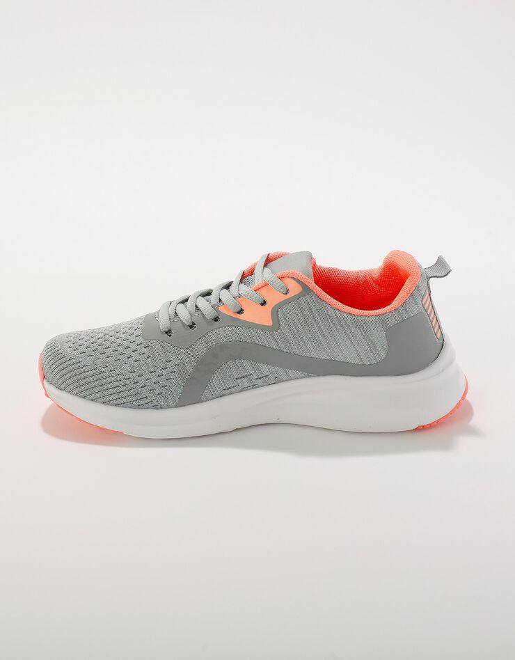Baskets de sport à lacets (gris)