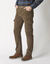 Pantalon cargo velours fines côtes élastiqué côtés - entrej. 82 cm (taupe)