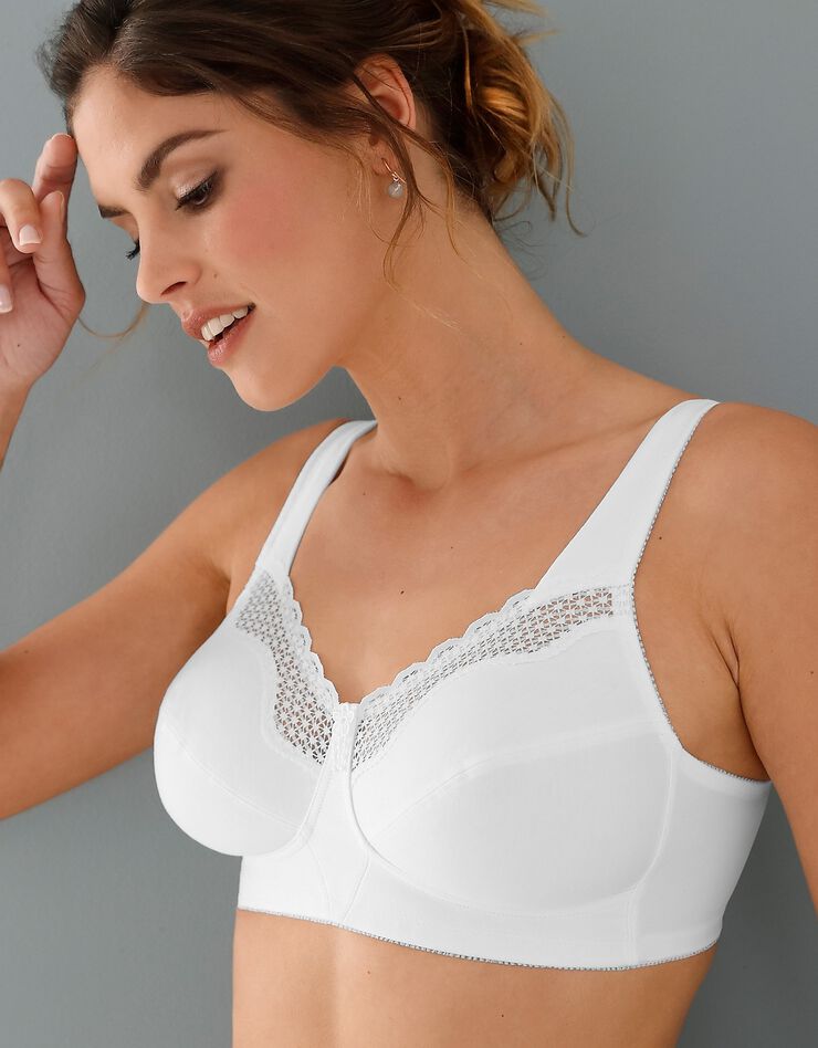 Soutien-gorge Cotton Confort - sans armatures (blanc) Soutien-gorge Cotton Confort - sans armatures (blanc)