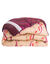 Couette microfibre imprimée Floral 400 g/m² (fuchsia)