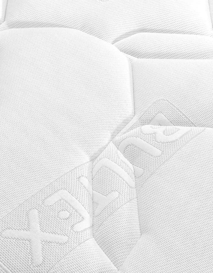 Matelas mousse Nano Bultex® 20 cm luxe ferme (blanc / gris)