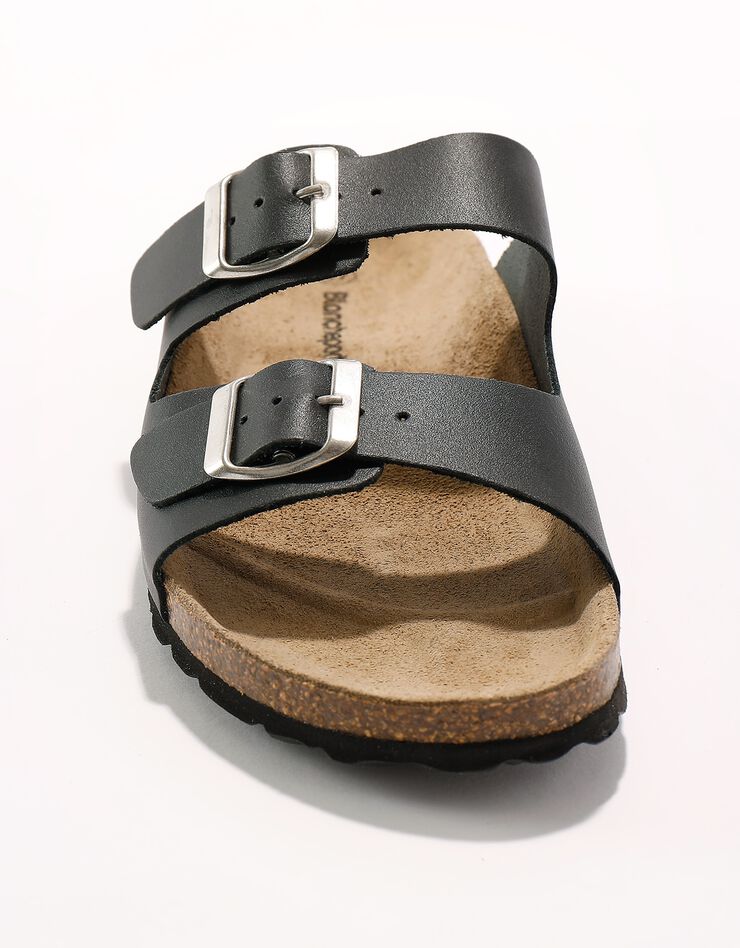 Mules double boucle noires (noir) Mules double boucle noires (noir)